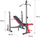 Stol për shtangë HMS LS7206, me rregullime nga të gjitha anët, me preacher curl dhe leg press, gri
