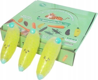 Lodër antistres Swede Tactile Ring Squishy Banana MIX, elastike, shumëngjyrëshe