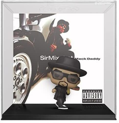 Figurë koleksioni Funko Pop Albums Sir Mix a Lot Mack Daddy, PVC, me kuti xhami transparente për ta vënë në dukje