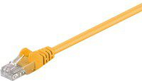 Kabllo rrjeti MicroConnect B UTP50025Y, RJ 45, Cat 5e, 0.25m, e verdhë