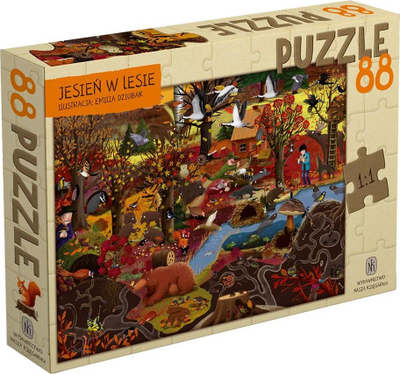 Puzzle - Vjeshta ne pyll, 88 copë