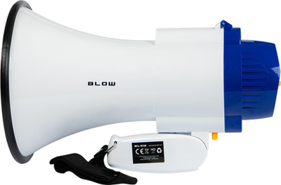 Мегафон Blow MP-516, 20W, сирена и снимање глас, бел