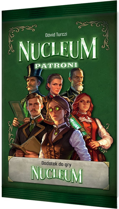 Lojë me letra zgjerim Board Game Nucleum Patrons, mini expansion, në anglisht, për të rritur