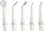 Set maja për irrigator dentar Oromed Tip Complete, për OROMED X DENT dhe Oro Dental, 5 copë, shumëngjyrësh