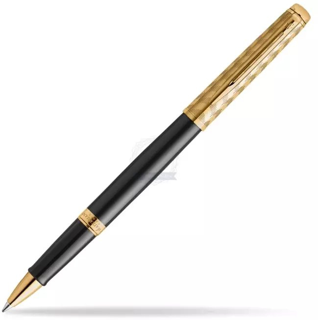 Stilolaps roller Waterman Hémisphère Opera, majë F, trup i zi kapak i artë
