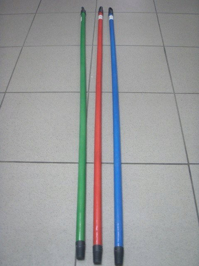 Метален универзален држач за метла, 110cm, пластика, сив