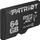 Kartë memorie Patriot LX Series MicroSDXC 10 UHS-I / U1 (PSF64GMDC10), 64 GB