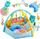 Tapet lojrash MULTI Educational Mat, me hark lojrash, me 30 topa, shumëngjyrësh