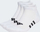 Çorape sportive Adidas Performance Cushioned Low, 3 palë, për kalamaj, të bardha