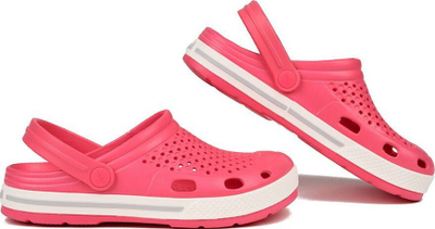 Clogs për goca Coqui Lindo W 6413-100-4246, material CoquiAir, rozë me gri