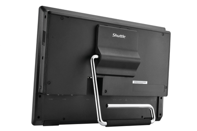 PC All in One Shuttle P55U, 15.6" Touch Full HD, Intel Celeron 7305, црн