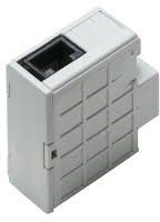 Modul Ethernet Lovato Nemo 96 HD HD Plus IF96015, portë RJ45, gri