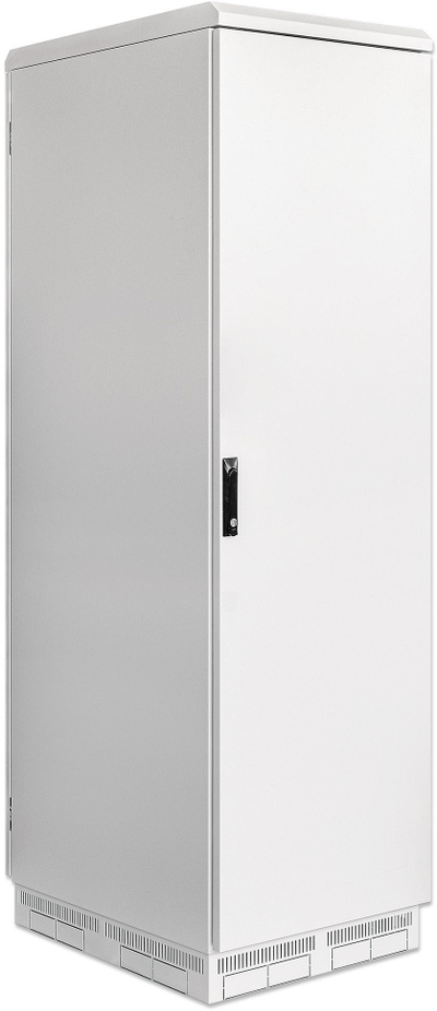 Kabinet rrjeti INTELLINET IP55 19", 42U, me ventilatorë, gri