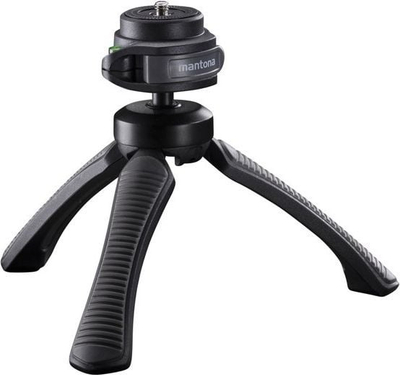 Tripod Mantona Kaleido Gaia 21406, stativ fotografik, i lehtë, i zi