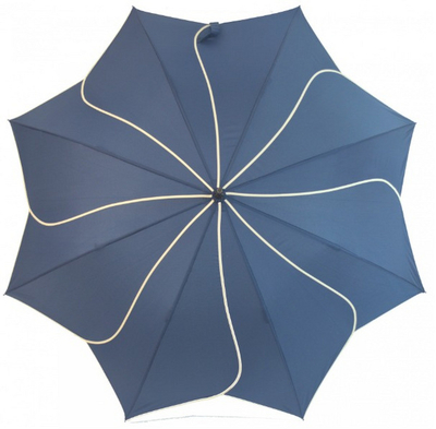 Çadër Blooming Brollies, e kaltër e errët