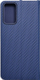 Kabull telefon Luna Book Carbon për Xiaomi Redmi Note 12S, me stand, blu
