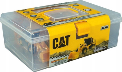 Eskavator me telekomandë Carrera CAT RC-950M, 1:64, i verdhë