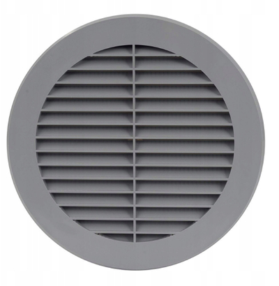 Grilë ventilimi Euro3plast D150, plastike, gri