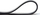 Shirit elastik adidas ADTB-10607BK, 4.45 cm, rezistencë e mesme, i zi