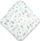 Mbështjellëse bebe Walk Baby Nest Cone, 75x75cm, me volan, e bardhë