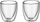 Set gotash espresso WMF Kult, xham me mure të dyfishta, 2 copë, transparent