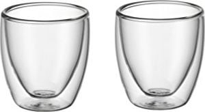 Set gotash espresso WMF Kult, xham me mure të dyfishta, 2 copë, transparent