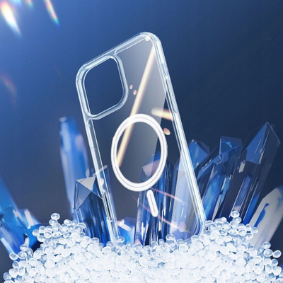 Mbështjellës telefoni DUX DUCIS, për iPhone 16 Pro Max 16 Plus 16e 15 Pro, transparent, me MagSafe
