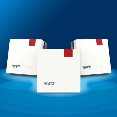 Mesh Wi-Fi сет AVM FRITZ Mesh Set 1700, 3 делови, Wi-Fi 7, бела