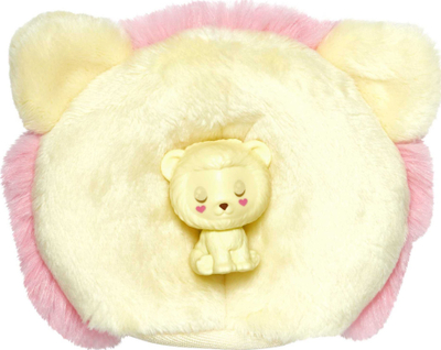 Kukull Barbie Cutie Reveal Cozy Cute Tees Lion Hope, me aksesorë, flokë bionde me vija lejla