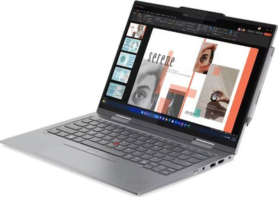 Laptop Lenovo ThinkPad X1 2‑in‑1 Gen 9, 14" me prekje, Core Ultra 7, 16GB 512GB, ngjyrë argjendtë