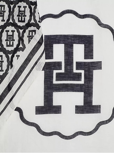 Shall për femra Tommy Hilfiger, i bardhë/kaltër