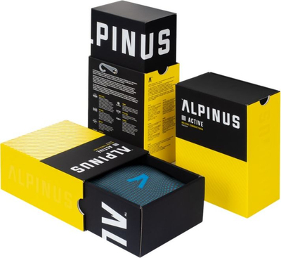 Термо сет за мажи Alpinus Active Base Layer M GT43880, полиестер, со долги ракави, сив со сина