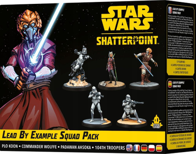 Lojë tavoline Atomic Mass Games Star Wars Shatterpoint Lead by Example Squad Pack, zgjerim, miniatura
