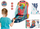 Set loje basketbolli arcade, me tabelë, 3 topa, shumëngjyrësh