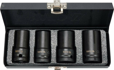Set çelësa goditës Yato YT-06030, CrMo, me kuti metalike