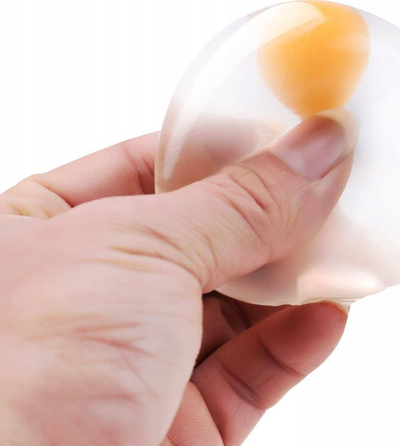 Lodër me ujë Toys Amsterdam Splash Egg, për vaskë edhe pishinë, e bardhë me të verdhë