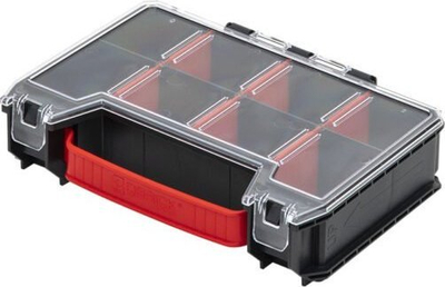 Организер за алат Qbrick System Pro Multi, 8 прегради, поликарбонатен капак, црвен