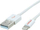 Kabllo USB Roline 11.02.8326, USB A me Lightning, 0.15m, e bardhë