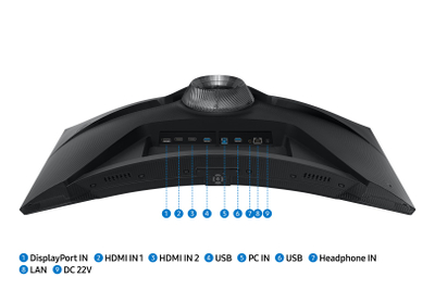 Монитор Samsung Odyssey G65B - ЛЕД, 32\", QHD, црн