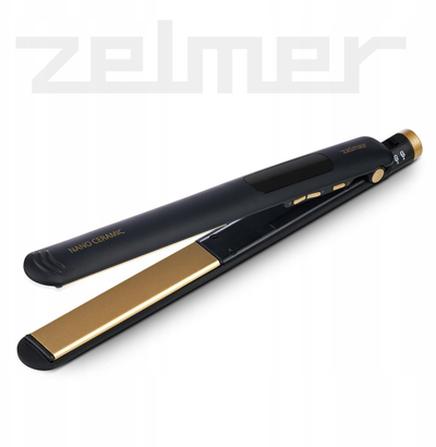Pjastrues flokësh Zelmer ZHP2300, 150 230°C, nano qeramik, i zi