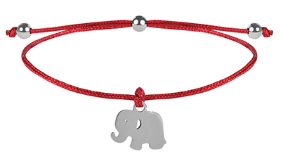 Byzylyk Troli Elephant, i kuq/argjendtë