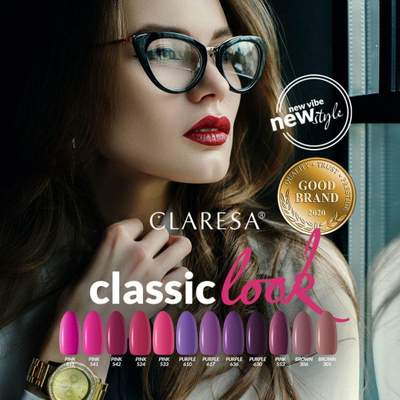 Llak xhel hibrid për thonj Claresa Purple 630, 5g, vjollcë e errët
