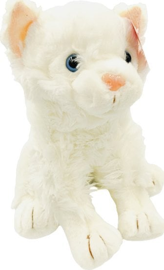 Lodër pelushi Smily Play Plush Cat, maskot mace ulur, 28cm, shumëngjyrëshe