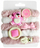 Set gomash flokësh Ecarla GUM175, 5 copë, shumëngjyrëshe