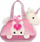 Set lodër Aurora World Fancy Pal Peekaboo Unicorn 32795, pelush njëbrirësh, çantë rozë shkëlqyese