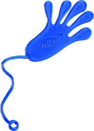 Lodër ngjitëse Leantoys Glut Slime Sticky Hand, elastike, blu