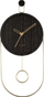 Orë muri Karlsson Swing Pendulum, veneer druri, me pendul, ngjyrë druri