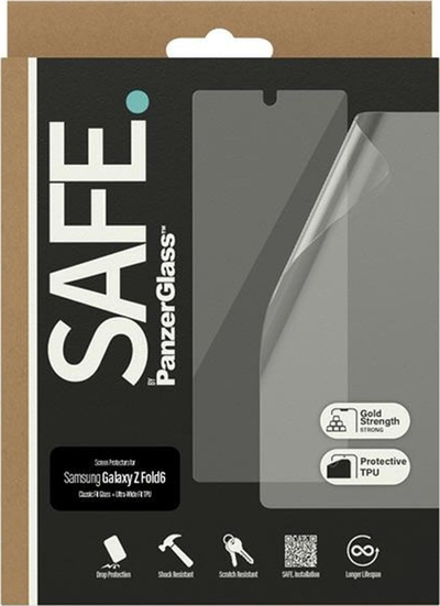 Mburojë ekrani SAFE by PanzerGlass Classic Fit Glass Ultra Wide Fit TPU, për Samsung Galaxy Z Fold6, set 2 pjesë, transparente