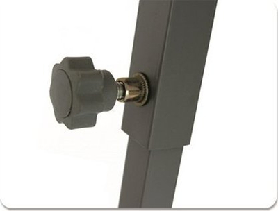 Tabelë flip chart TWIN Stabil, 110 x 65 cm, 190 cm, gri