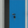 Dollapi metalik Jan Nowak JULIA me 4 dyer, 1850x800x450 mm, gri me blu